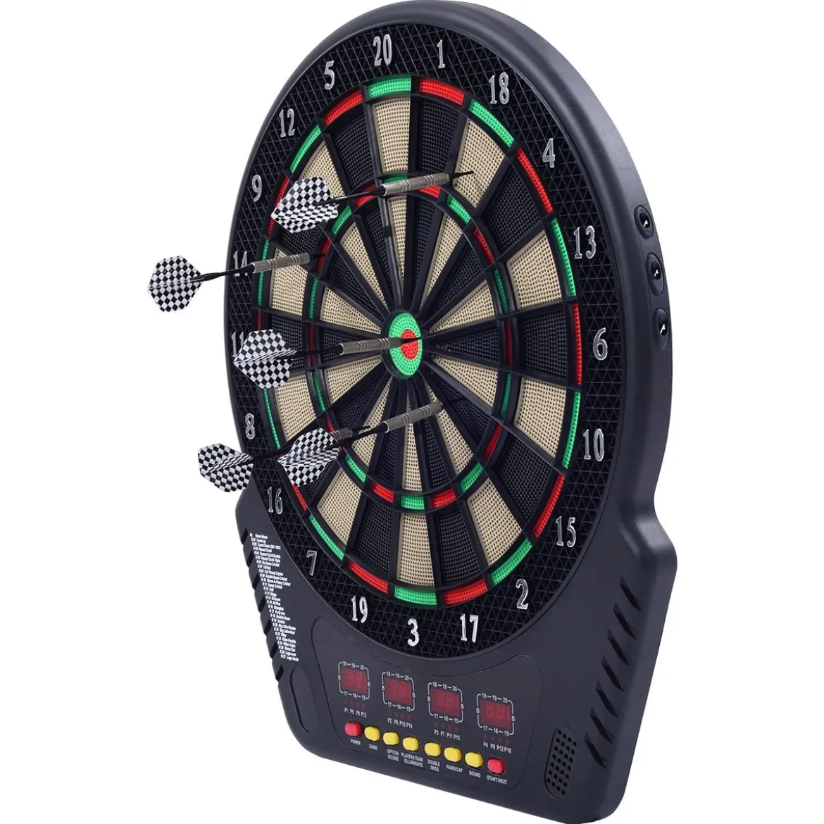 Elektronische Dartscheibe LCD Dartboard Dartspiel Dartpfeil Dart Board +6 Pfeile