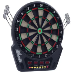Elektronische Dartscheibe LCD Dartboard Dartspiel Dartpfeil Dart Board +6 Pfeile