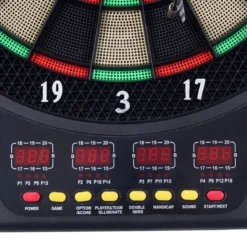 Elektronische Dartscheibe LCD Dartboard Dartspiel Dartpfeil Dart Board +6 Pfeile