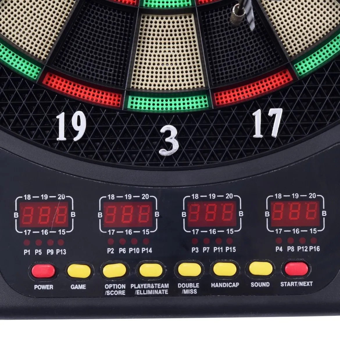 Elektronische Dartscheibe LCD Dartboard Dartspiel Dartpfeil Dart Board +6 Pfeile