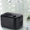 Elektronische Eismaschine 100W tragbare hausgemachte Dessert-Maschine Eismaschine für Zuhause Schwarz