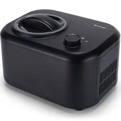 Elektronische Eismaschine 100W tragbare hausgemachte Dessert-Maschine Eismaschine für Zuhause Schwarz