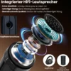 Elektronisches Blasinstrument-Synthesizer tragbares digitales Saxophon mit kabellosem MIDI 100 Klänge HIFI-Lautsprecher Schwarz