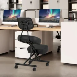 Ergonomischer Kniestuhl mit Schrägem Sitz zur Schmerzlinderung Orthopädischer Bürostuhl