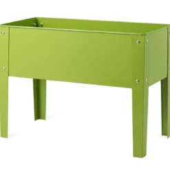 Erhöhter Pflanzkasten Metall-Hochbeet mit reichlich Pflanzfläche Pflanzkasten mit 2 Drainagelöchern 60 x 30 x 45cm
