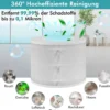 Ersatzfilter für Luftreiniger Echter 3-in-1-H13-HEPA-Filter und Aktivkohlefilter Weiß