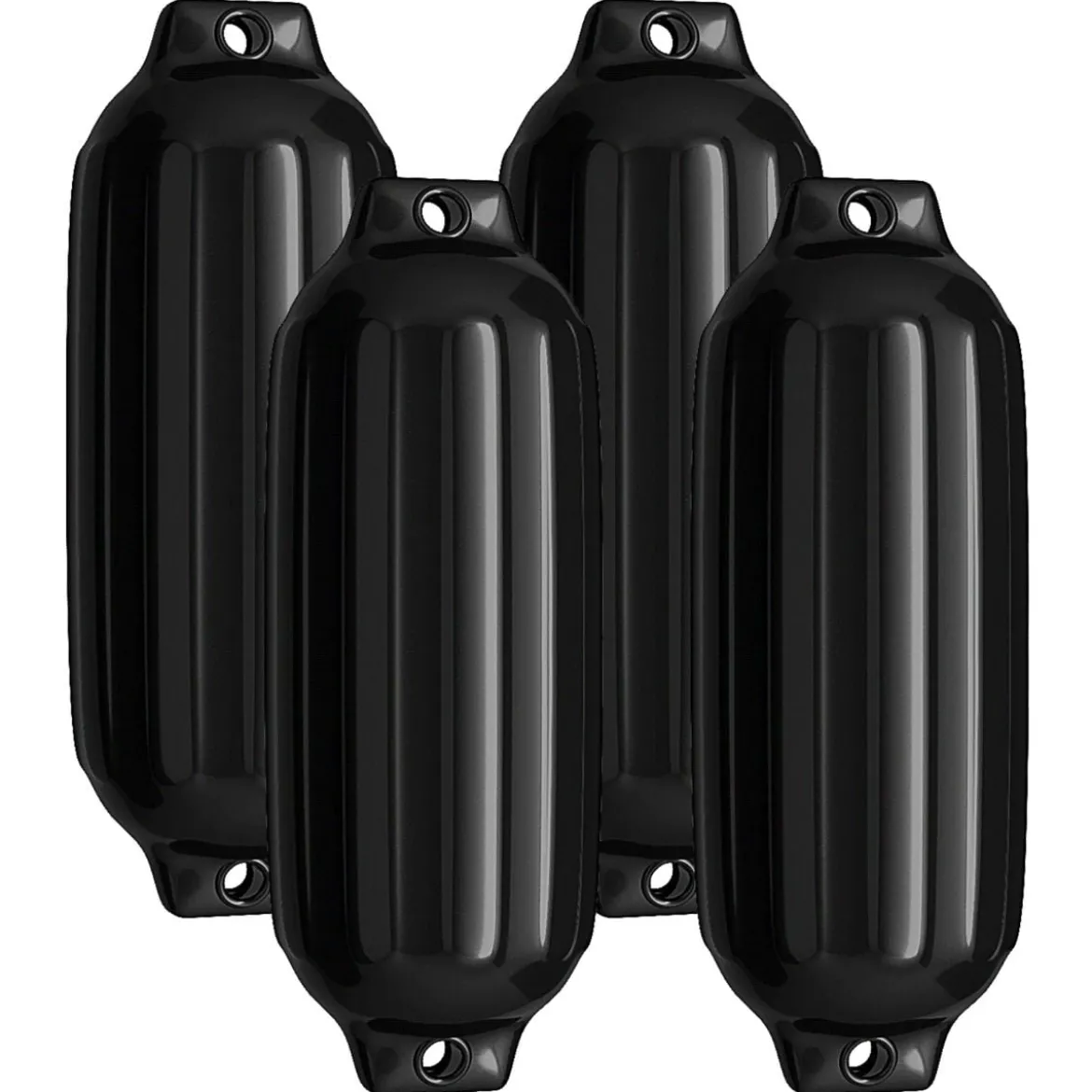 4er Set Bootsfender Langfender Kugelfender Set Boot Rammschutz Stegfender
