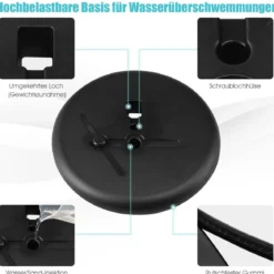 2er Set Höhenverstellbarer A4 Infoständer Drehbarer Plakatständer Kundenstopper Silber