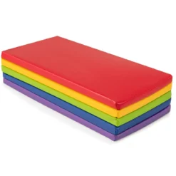 5er-Set Ruhematten für Kinder dicke Schaumstoff-Mittagsschlafmatten für den Boden Bunt