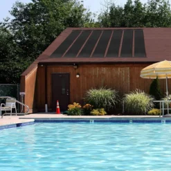 2er Set Schwimmbeckenheizung 600 x 75 cm Solarkollektorplatten für 25800 L Unterirdische und Oberirdische Pools