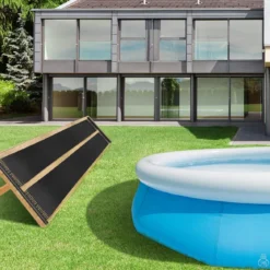 2er Set Schwimmbeckenheizung 500 x 75 cm Solarkollektorplatten für 21500 L Unterirdische und Oberirdische Pools