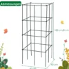 4er Set Tomaten Rankhilfe Metall Rankgitter Tomatenturm Gurkenturm Tomatenkäfig 100 cm