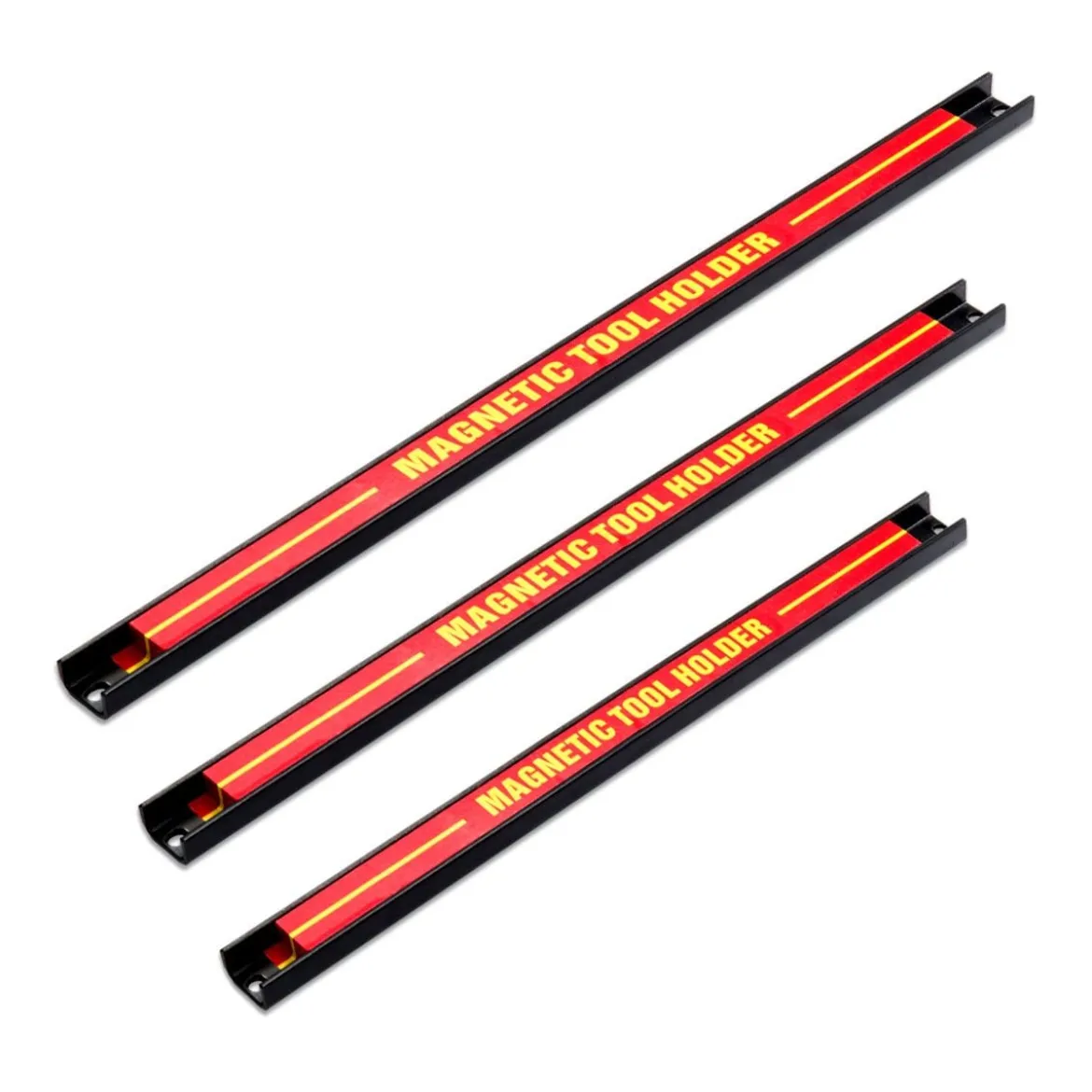 3er Wand Magnetleiste Set Magnet Werkzeughalter Magnetleisten mit Montagematerial