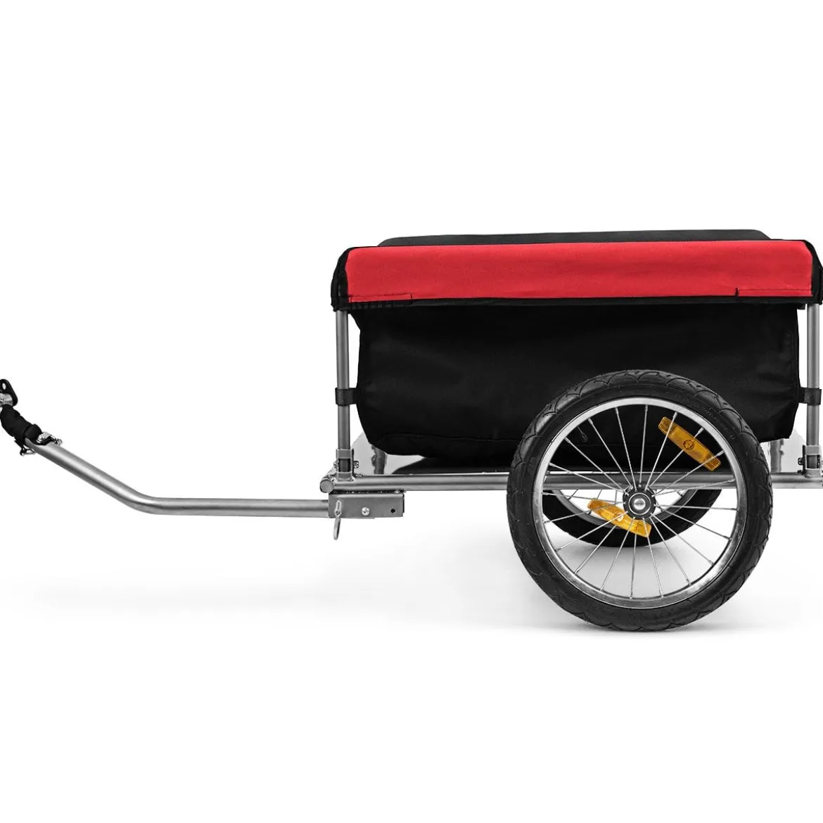 Fahrradanhänger Gepäckanhänger klappbar Lastenanhänger 40 cm Räder bis 40 kg Tragkraft