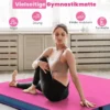 Faltbare Gymnastikmatte 122 x 122 x 10 cm dicke zweifach faltbare Gymnastik-Tumbling-Matte Rosa