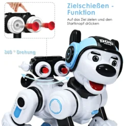 Ferngesteuert Hund Roboter Intelligent Roboterhund Hundespielzeug mit Musikfunktion