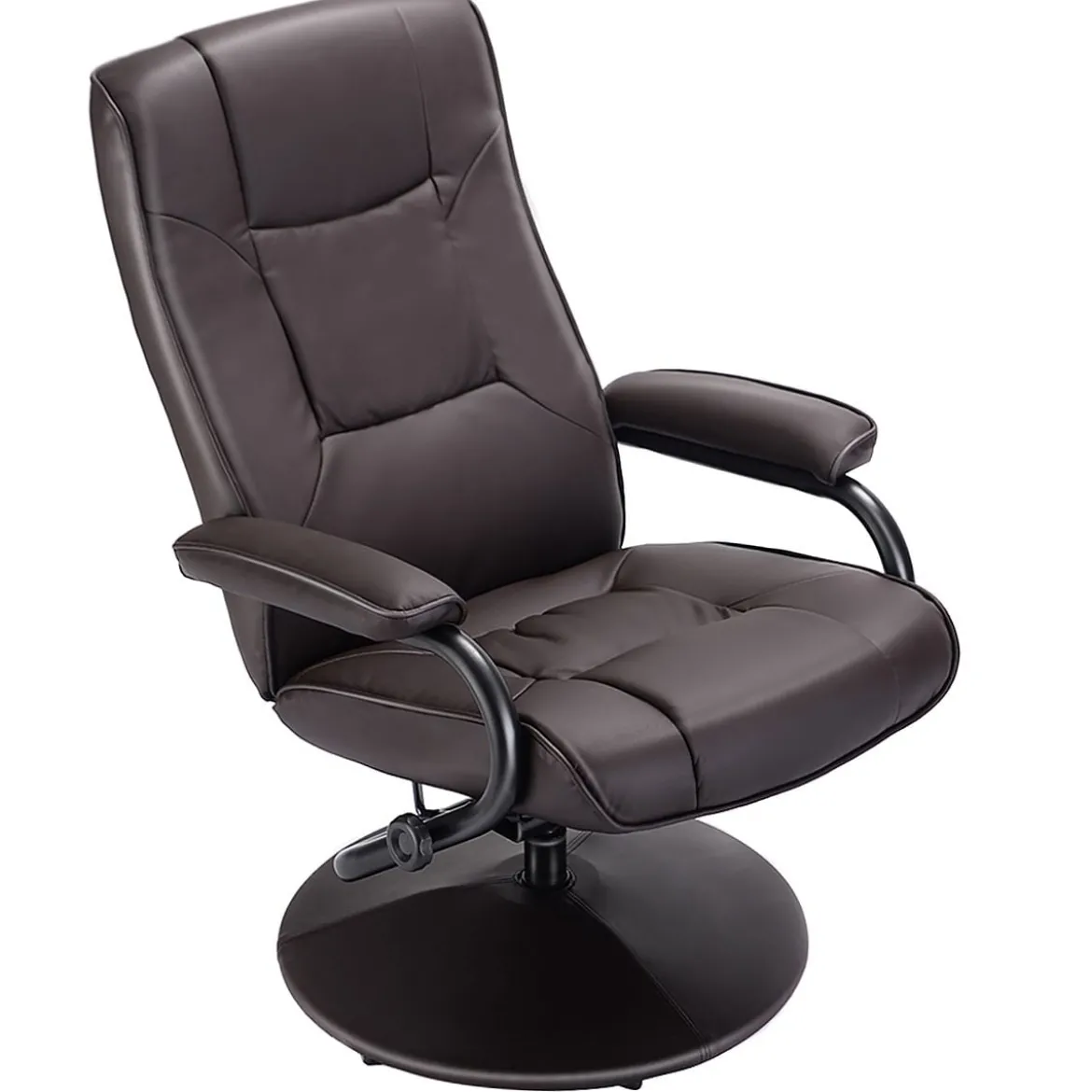 FernsehsesselDrehbar Kippbar TV Relaxsessel Relaxstuhl mit Fußhocker Braun