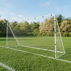 Fussballtor 367 x 124 cm Fußballtor mit Metallrahmen für Kinder ab 3 Jahren und Jugendliche