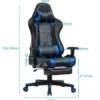 Gamingstuhl Bürostuhl Racing Chair Drehstuhl Blau