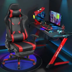 Gamingstuhl Bürostuhl Racing Chair Drehstuhl Rot