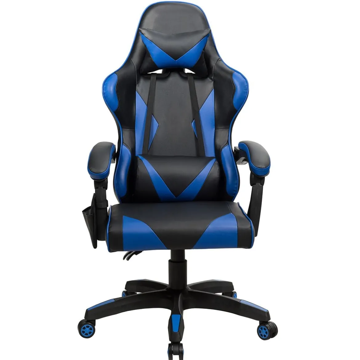 Gaming Stuhl Ergonomisch Racing Schreibtischstuhl Drehstuhl Chefsessel Bürostuhl Blau