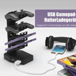 Gaming Tisch Computertisch Spieltisch Schreibtisch höhenverstellbar mit Mauspad