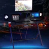 Gaming Tisch Ergonomischer Computertisch Gaming Desk Schwarz 106 x 59,5 x 101,5 cm