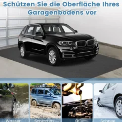 Garage Bodenmatte 600 x 220 cm Auto Ölauffangmatte Ölmatte rutschfest & wasserdicht