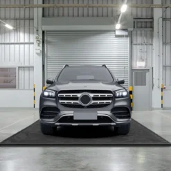 Garagenbodenmatte 2,75 x 6,7 m Rutschfeste Auffangmatte für Wasserbeständigen Schutz vor Schnee Regen Schwarz