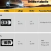 Garagenmatte Auto 550 x 240 cm Ölmatte Garage Ölauffangmatte rutschfest & wasserfest Schwarz