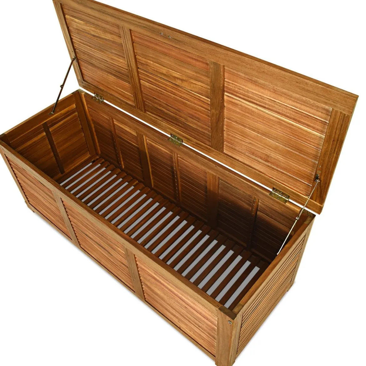 Gartenbox Aufbewahrungsbox für Garten und Hinterhof Akazienholz 120x45x45cm