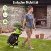 Gartenhäcksler Elektrisch 2500W Messerhäcksler für Äste bis 45 mm 21:1 Häckselverhältnis Grün