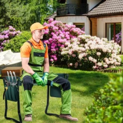 Garten Kniebank Gartenhocker Arbeitshocker für Gartenarbeit Knieschutz