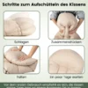 Gartenstuhlauflagen Hochlehner 125 x 59 x 10 cm Stuhlkissen Beige
