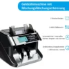 Geldzähler mit Echtheitsprüfung Banknotenzähler Geldscheinzähler für Euro