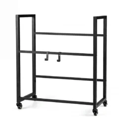 Getränkekistenregal Flaschenregal mit Ablage & Zugriff für 4 Kisten 72 x 32 x 89,5 cm