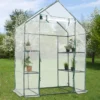 Gewächshaus Foliengewächshaus Treibhaus Pflanzenhaus Tomatenhaus 143 x 73 x 195 cm