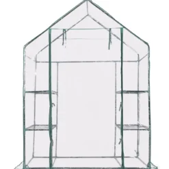 Gewächshaus Foliengewächshaus Treibhaus Pflanzenhaus Tomatenhaus 143 x 73 x 195 cm