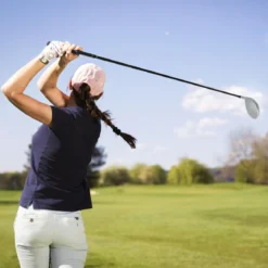 Golf Driver für Damen 460CC Golfschläger aus Aluminium für Rechtshänder mit Schlägerhaube & Graphitschaft