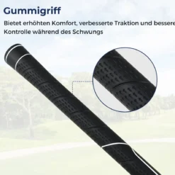 Golf Driver für Herren 460CC Golfschläger aus Aluminium für Rechtshänder mit Schlägerhaube & Graphitschaft