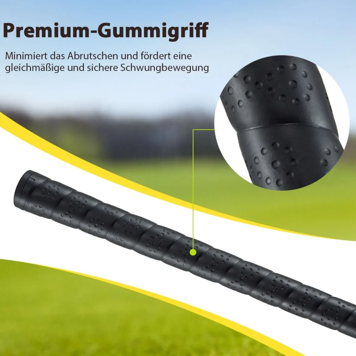 Golf #3 Fairway Holz für Kinder mit Schlägerhaube 34 Zoll 15 Grad Fiberglas-Schaft Golfschläger