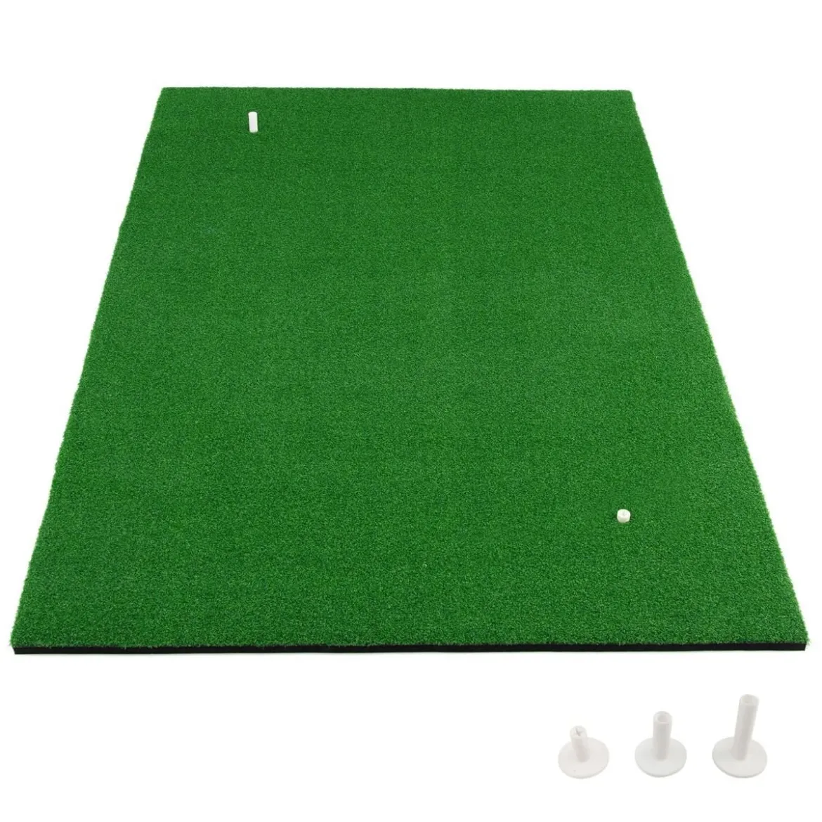 Golf-Schlagmatte Standard-Golf-Übungsmatte mit Echtem Gefühl 1,5 x 1 m Grün