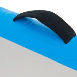 Gymnastikmatte Aufblasbar Tumbling Matte Trainingsmatte Blau/Rosa/Schwarz 400 x 100 x 10 cm