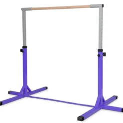 Gymnastik Turnreck Höhenverstellbare Turnstangen Belastbare Reckstange Rosa/Blau/Lila