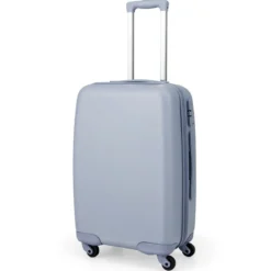 20” Handgepäck Reisekoffer mit Spinnerrädern & TSA-Schloss PC-Hartschalenkoffer mit Aufkleber 38 x 22 x 57 cm Blau