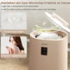 Handtuchwärmer 18 L Deckenwärmer mit LED-Anzeige & automatischer Abschaltung tragbarer heißer Handtuchbehälter Braun