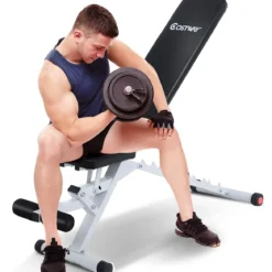 Hantelbank Schrägbank Trainingsbank verstellbar Fitnessbank Fitness mit Beinhalter