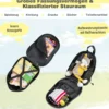 Hartschalen-Koffer 2-Teiliges Handgepäck-Set mit Spinner-Rädern Rollender Weiß