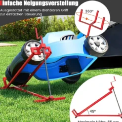 Hebevorrichtung Hebebühne Reinigungshilfe für Rasentraktor 400KG stufenlos