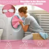 Heizdecke 9 Heizstufen 20-46℃ Beheizbare Wolle Decke 9H Timer 163 x 128 cm Rosa